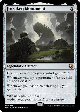 Forsaken Monument (Ripple Foil) (M3C-293) - Modern Horizons 3 Commander Foil