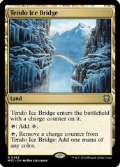 Tendo Ice Bridge (Ripple Foil) (M3C-393) - Modern Horizons 3 Commander Foil