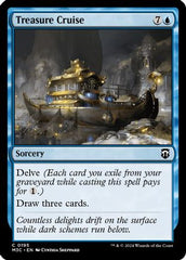 Treasure Cruise (Ripple Foil) (M3C-195) - Modern Horizons 3 Commander Foil
