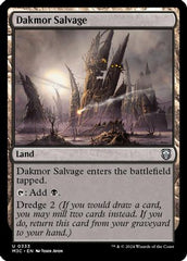 Dakmor Salvage (Ripple Foil) (M3C-333) - Modern Horizons 3 Commander Foil