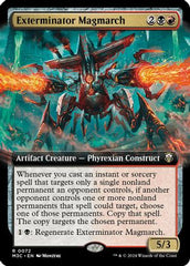 Exterminator Magmarch (Extended Art) (Ripple Foil) (M3C-072) - Modern Horizons 3 Commander Foil