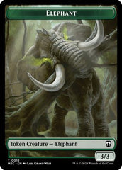 Elephant // Zombie Double-Sided Token (M3C-18 // 21) - Modern Horizons 3 Commander