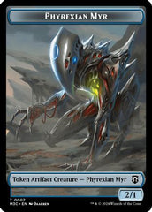 Phyrexian Myr // Servo Double-Sided Token (M3C-7 // 33) - Modern Horizons 3 Commander
