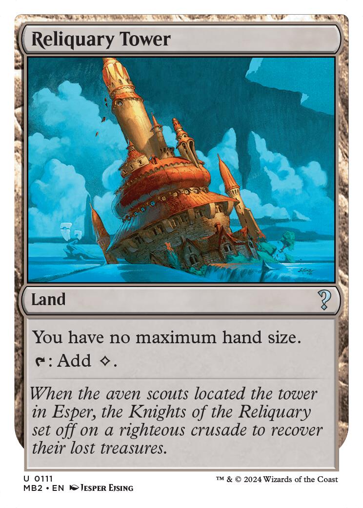 Reliquary Tower (White Border)