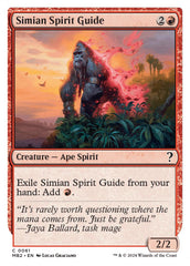 Simian Spirit Guide (White Border)