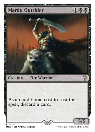 Mardu Outrider (White Border)