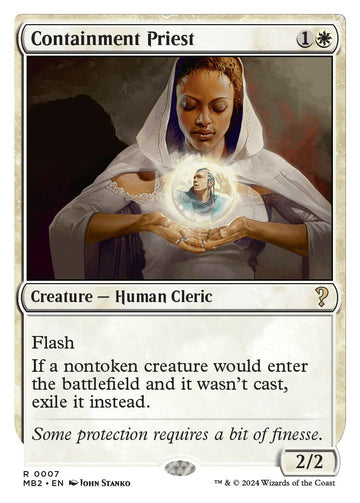 Containment Priest (White Border)