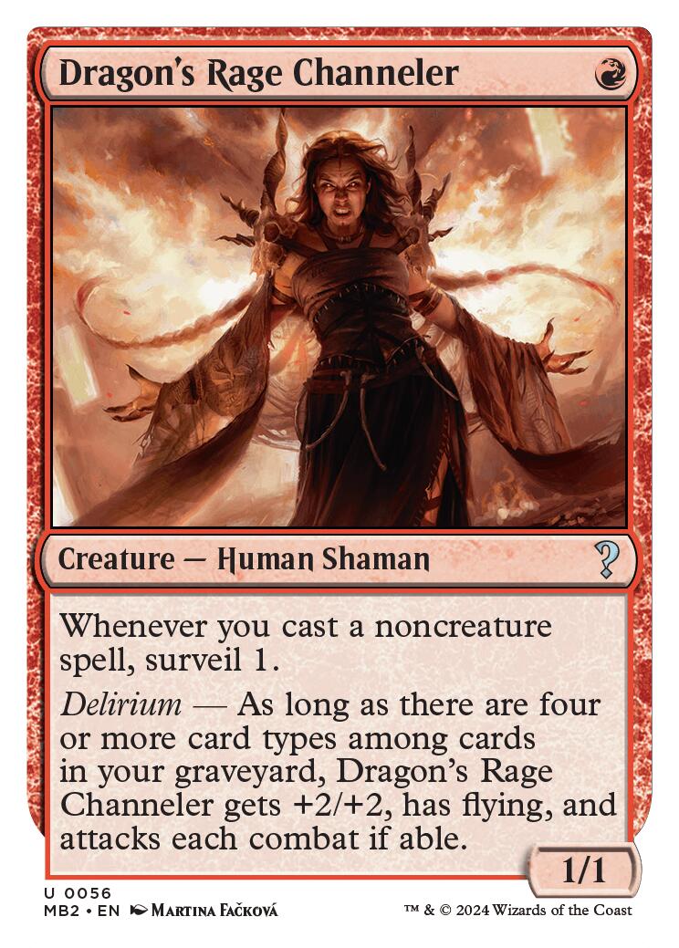 Dragon's Rage Channeler (White Border)