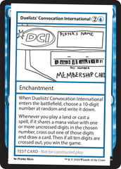 Duelists' Convocation International