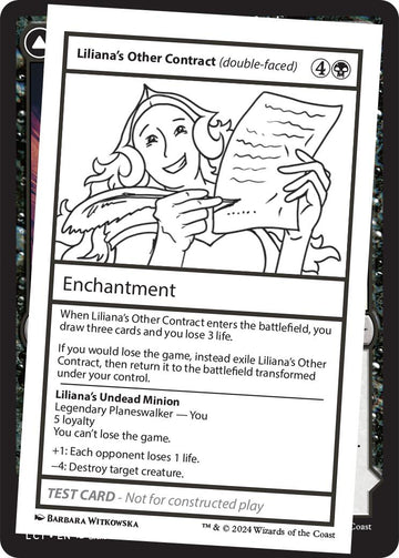 Liliana's Other Contract (double-faced)