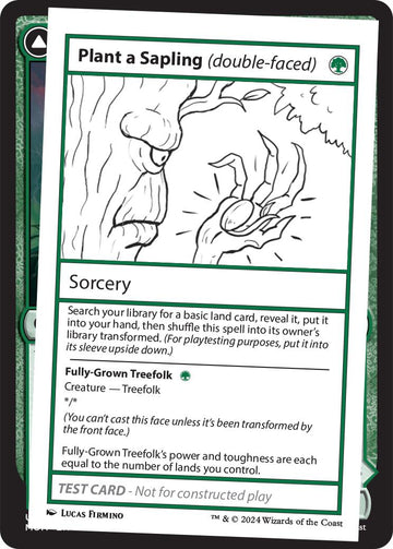 Plant a Sapling (double-faced)
