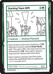 Starting Town NPC