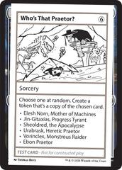 Who's That Praetor?