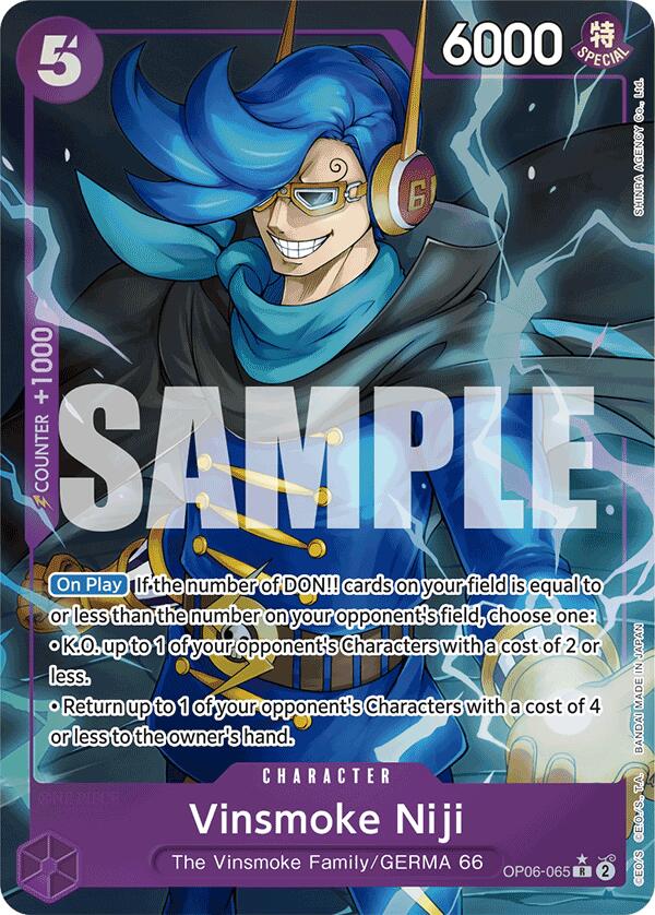 Vinsmoke Niji (OP06-065) (Alternate Art)