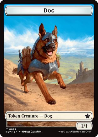 Dog // Beast (0032) Double-Sided Token (FDN-29 // 32) - Foundations