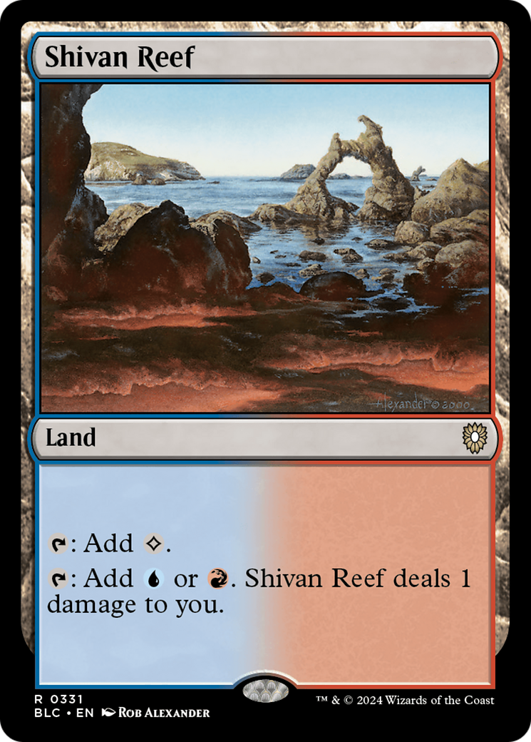 Shivan Reef (BLC-331) - Bloomburrow Commander