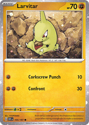Larvitar - 105/197 (Cosmos Holo)