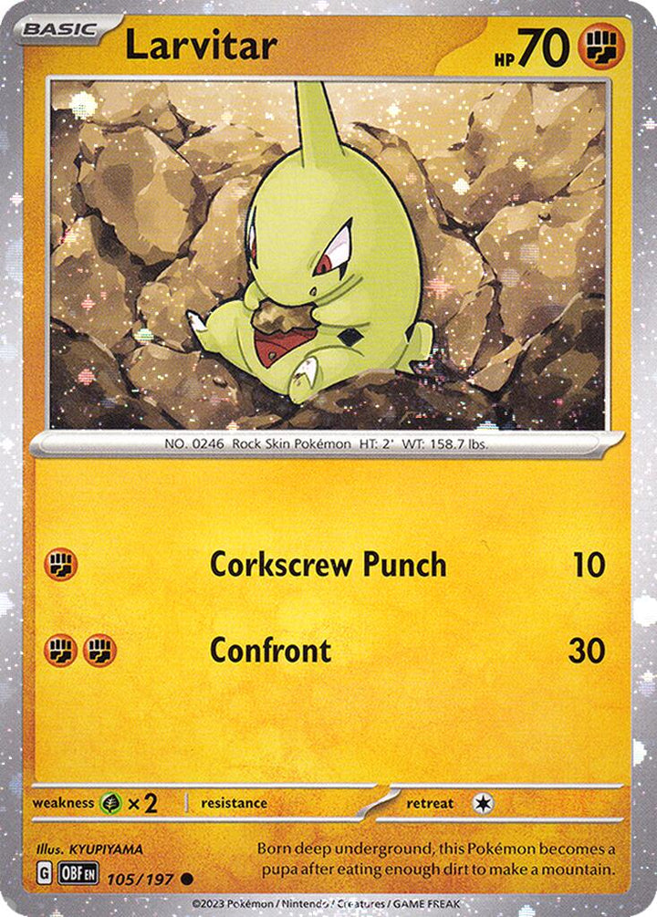 Larvitar - 105/197 (Cosmos Holo)