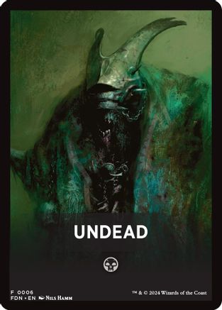 Undead Theme Card (FDN-006) - Foundations