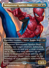 Sensational Spider-Man (Borderless) (SPE-025) - Marvel's Spider-Man: Eternal-Legal Foil