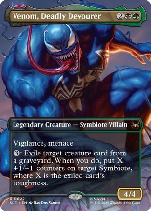Venom, Deadly Devourer (Borderless) (SPE-022) - Marvel's Spider-Man: Eternal-Legal