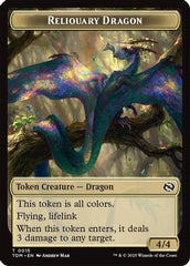 Reliquary Dragon // Dragon (0011) Double-Sided Token (TDM-15 // 11) - Tarkir: Dragonstorm