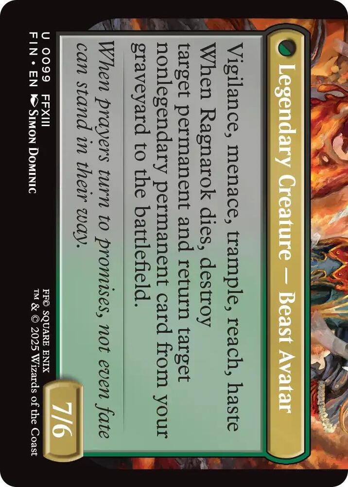 Fang, Fearless l'Cie (Back)