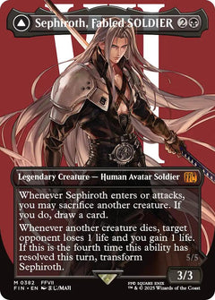 Sephiroth, Fabled SOLDIER (0382) (Borderless)