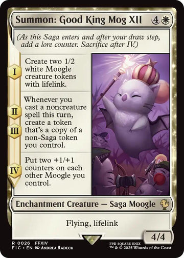 Summon: Good King Mog XII