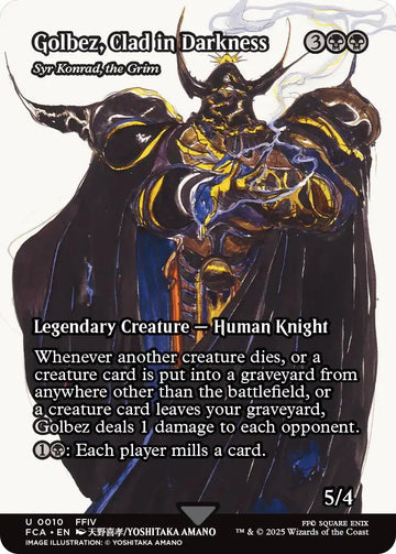 Golbez, Clad in Darkness - Syr Konrad, the Grim (Showcase)