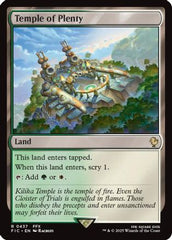 Temple of Plenty (Surge Foil) (FIC-437) - Commander: FINAL FANTASY Foil
