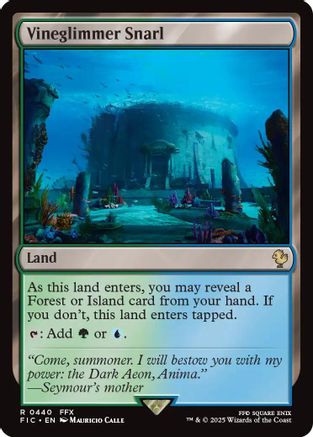 Vineglimmer Snarl (Surge Foil) (FIC-440) - Commander: FINAL FANTASY Foil