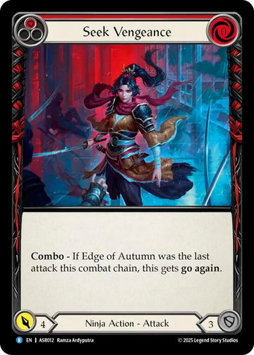 Seek Vengeance (Red)