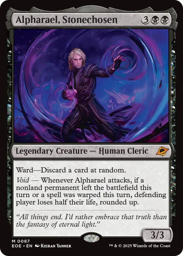 Alpharael, Stonechosen