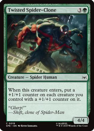 Twisted Spider-Clone (SPE-019) - Marvel's Spider-Man: Eternal-Legal Foil