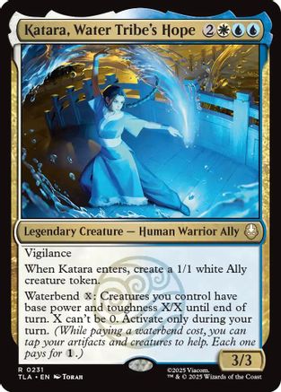 Katara, Water Tribe's Hope (TLA-231) - Avatar: The Last Airbender Foil