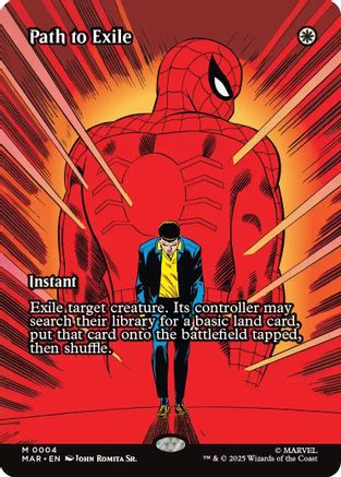 Path to Exile (Borderless) (MAR-004) - Marvel Eternal-Legal