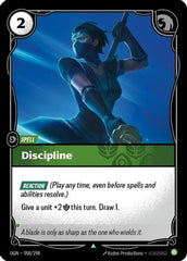 Discipline (058/298) - Origins Foil
