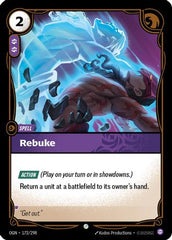 Rebuke (172/298) - Origins Foil