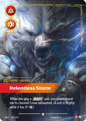Volibear - Relentless Storm (Showcase) (300/298) - Origins Foil