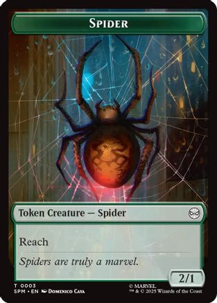Spider // Illusion Villain Double-Sided Token (SPM-3 // 2) - Marvel's Spider-Man