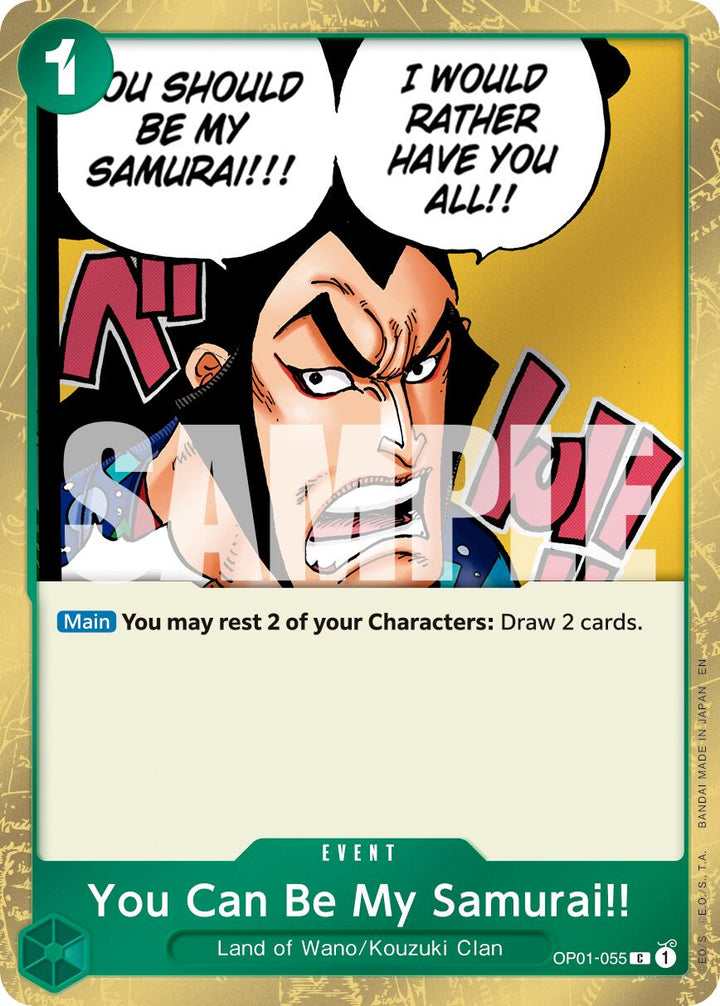You Can Be My Samurai!! (Pirate Foil)