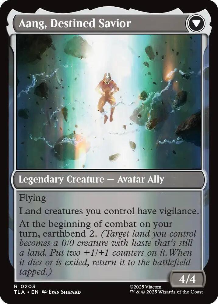 Aang, at the Crossroads (Back)