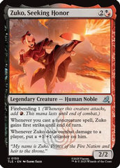 Zuko, Seeking Honor (TLE-150) - Avatar: The Last Airbender: Eternal-Legal Foil