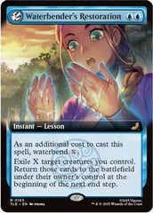 Waterbender's Restoration (Extended Art) (TLE-183) - Avatar: The Last Airbender: Eternal-Legal Foil