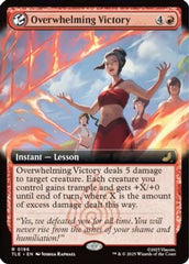 Overwhelming Victory (Extended Art) (TLE-196) - Avatar: The Last Airbender: Eternal-Legal Foil
