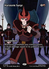 Warstorm Surge (Borderless) (TLE-038) - Avatar: The Last Airbender: Eternal-Legal Foil