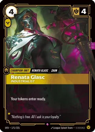 Renata Glasc - Industrialist (171/221) - Spiritforged Foil