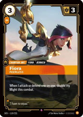 Fiora - Peerless (110/221) - Spiritforged Foil