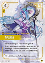 Soraka - Wanderer (Signature) (239*/221) - Spiritforged Foil